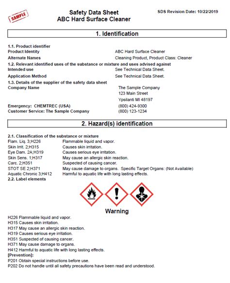 sds brrup|SDS search